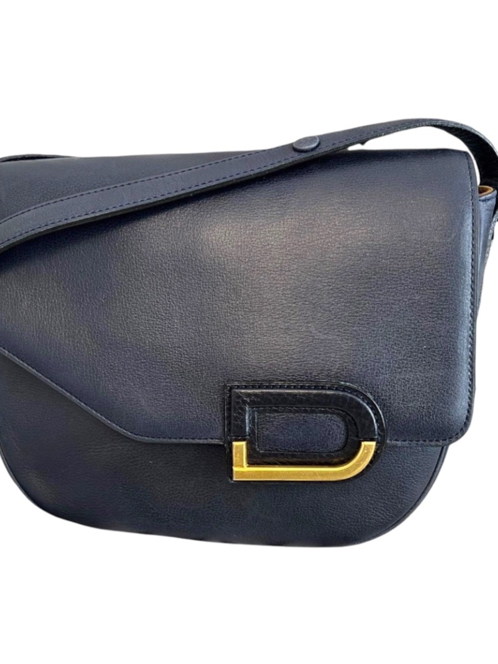 Delvaux 1980’s Diva Navy Shoulder Bag | BEAUTIFUL Condition w Authentication
